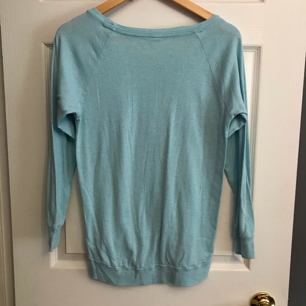 Aritzia TNA Long Sleeve Top - baby blue - Picture 2 of 4